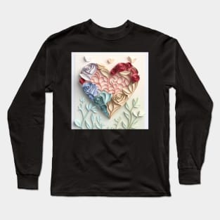 Magical valentines heart themed flower design. Perfect Valentines Day Gift Long Sleeve T-Shirt